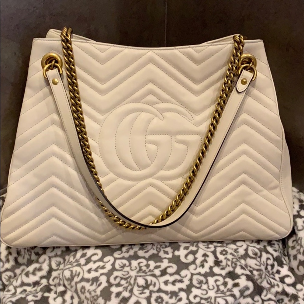 Gucci Apollo Trap. Chevron GG shoulder bag - Picture 2 of 8